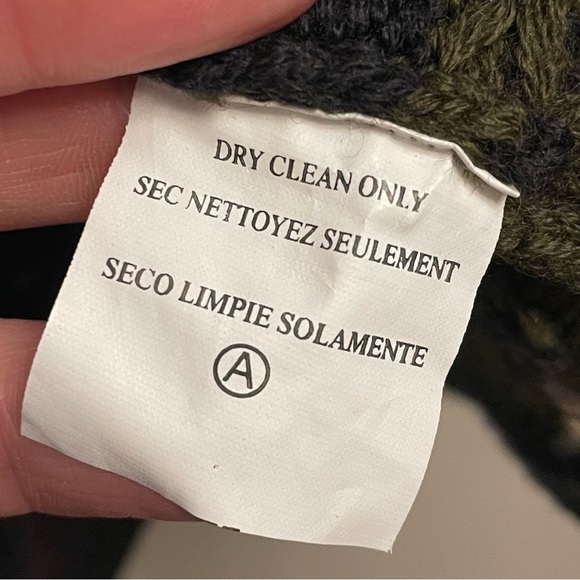 - Vintage wool sweater vest XL Natural Reflections novelty cabin wood - Picture 5 of 8